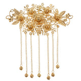 Maxbell Chinese Cheongsam Dress Bridal Wedding Crown Hair Head Accessory 15x7cm