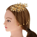 Maxbell Chinese Cheongsam Dress Bridal Wedding Crown Hair Head Accessory 15x7cm