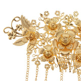 Maxbell Chinese Cheongsam Dress Bridal Wedding Crown Hair Head Accessory 15x7cm