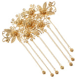 Maxbell Chinese Cheongsam Dress Bridal Wedding Crown Hair Head Accessory 15x7cm