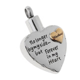 Maxbell Stainless Steel Love Heart Family Cremation Urn Pendant Keepsake Husband