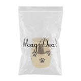 Maxbell Stainless Steel Cremation Urn Ash Memorial Jar Dog Paw