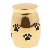 Maxbell Stainless Steel Cremation Urn Ash Memorial Jar Dog Paw