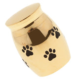 Maxbell Stainless Steel Cremation Urn Ash Memorial Jar Dog Paw