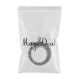 Maxbell Round Stainless Steel Circled Snake Carving Urn Pendant Memorial Ashes