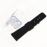 Maxbell 22mm Mens Waterproof Silicone Watch Strap Replace with Tool Set Blue Line