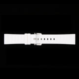 Maxbell Silicone Rubber Sport Replacement Watch Band Straps Silver Buckle 19mm