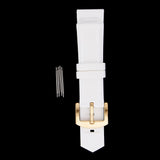 Maxbell Silicone Rubber Sport Replacement Watch Band Straps Gold Buckle  21mm