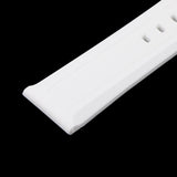 Maxbell Silicone Rubber Sport Replacement Watch Band Straps Gold Buckle  21mm