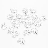 Maxbell 10pcs Silver Cute Elephant Shape Pendant DIY Earring Necklace Jewelry Beads