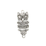 Maxbell 20 Pieces Pendant Necklace Engraved Retro Owl Shape Necklace Original Animal Jewelry