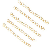 Maxbell 100 Pieces Metal Necklace Extender Bracelet Extender Chain Set Type8