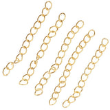 Maxbell 100 Pieces Metal Necklace Extender Bracelet Extender Chain Set Type9
