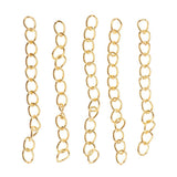 Maxbell 100 Pieces Metal Necklace Extender Bracelet Extender Chain Set Type9