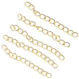 Maxbell 100 Pieces Metal Necklace Extender Bracelet Extender Chain Set Type9