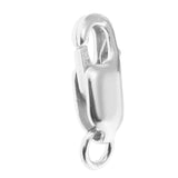 Maxbell 925 Sterling Metal Lobster Clasp Split Ring Jewelry Keychain DIY Silver