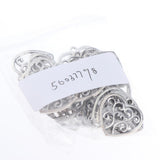 Maxbell 20 Pieces Antique Filigree Hollow Heart Charms DIY Crafts Antique Silver