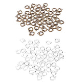 Maxbell 50 Pieces Hollow Out Heart Charms DIY Crafts Necklace Earring Antique Cyan