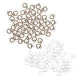 Maxbell 50 Pieces Hollow Out Heart Charms DIY Crafts Necklace Earring Antique Cyan