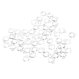 Maxbell 50 Pieces Hollow Out Heart Charms DIY Crafts Necklace Earring Silver