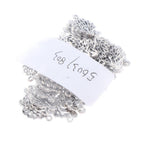 Maxbell 50 Pieces Mini Antique Peacock Charms Loose Beads DIY Crafts Antique Silver