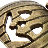 Maxbell 50pcs Pumpkin Shape Pendants Charms Beads Halloween Findings Bronze