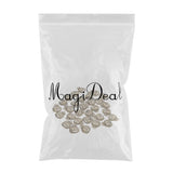 Maxbell 50pcs Pumpkin Shape Pendants Charms Beads Halloween Findings Bronze