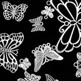 Maxbell Wholesale 12 Assorted Antique Butterfly Insect Charms Pendant Findings