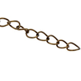Maxbell 100pcs 5cm Extension Chain Necklace  Extenders Tail Chains Antique Bronze