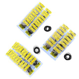 Maxbell 950pcs Rubber Silicone Watch Gasket O-Ring Back Case Seals 12mm-30mm 0.5mm