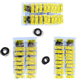 Maxbell 950pcs Rubber Silicone Watch Gasket O-Ring Back Case Seals 12mm-30mm 0.5mm