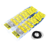 Maxbell 950pcs Rubber Silicone Watch Gasket O-Ring Back Case Seals 12mm-30mm 0.5mm