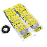Maxbell 950pcs Rubber Silicone Watch Gasket O-Ring Back Case Seals 12mm-30mm 0.5mm