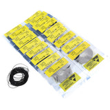 Maxbell 950pcs Rubber Silicone Watch Gasket O-Ring Back Case Seals 12mm-30mm 0.5mm
