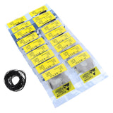 Maxbell 950pcs Rubber Silicone Watch Gasket O-Ring Back Case Seals 12mm-30mm 0.6mm