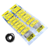 Maxbell 950pcs Rubber Silicone Watch Gasket O-Ring Back Case Seals 12mm-30mm 0.6mm