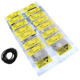 Maxbell 950pcs Rubber Silicone Watch Gasket O-Ring Back Case Seals 12mm-30mm 0.7mm