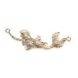 Maxbell 10 Pieces Sea Mermaid Pendant Findings Bead DIY Crafts 2 Side Charms Mermaid