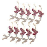 Maxbell 10 Pieces Sea Mermaid Pendant Findings Bead DIY Crafts 2 Side Charms Mermaid