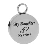Maxbell Stainless Steel Locket Urn Pendant Memorial Cremation Ash Holder Daughter