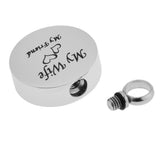 Maxbell Stainless Steel Locket Urn Pendant Memorial Cremation Ash Holder Wife
