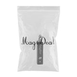 Maxbell Stainless Steel Rectangle Urn Heart Print Pendant Memorial Keepsake Daughter