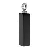 Maxbell Stainless Steel Rectangle Urn Heart Print Pendant Memorial Keepsake Daughter