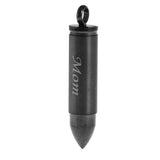 Maxbell Stainless Steel Bullet Shape Cross Cremation Urn Memorial Pendant mom