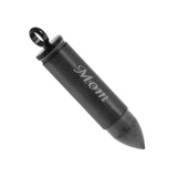 Maxbell Stainless Steel Bullet Shape Cross Cremation Urn Memorial Pendant mom