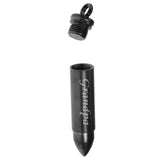 Maxbell Stainless Steel Bullet Shape Cross Cremation Urn Memorial Pendant grandpa
