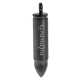 Maxbell Stainless Steel Bullet Shape Cross Cremation Urn Memorial Pendant grandpa