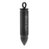 Maxbell Stainless Steel Bullet Shape Cross Cremation Urn Memorial Pendant brother