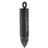 Maxbell Stainless Steel Bullet Shape Cross Cremation Urn Memorial Pendant uncle
