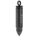 Maxbell Stainless Steel Bullet Shape Cross Cremation Urn Memorial Pendant aunt
